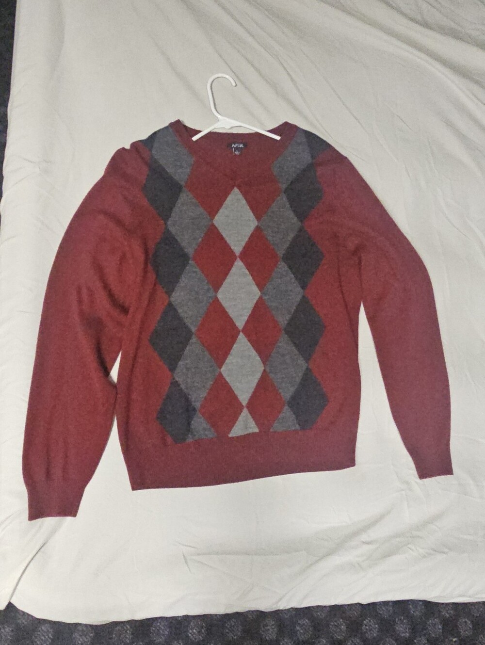 Apt 9 Men's Argyle Sweater, Size L